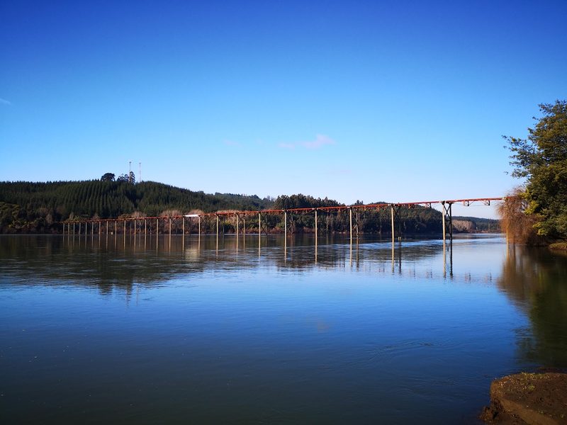 El río Itata a su paso por Coelemu